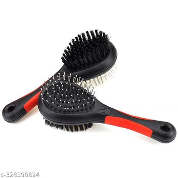 Double Sided Hair Brush for Pet (Multicolor)