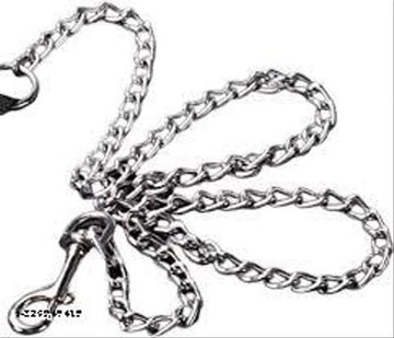 Metal Size 4 No. Coller Chain for Dog (Multicolor, 18 inches)
