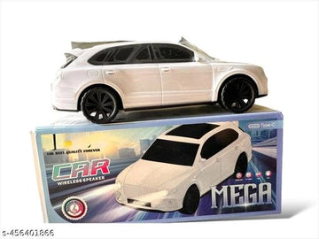 Portable Wireless Car Bluetooth Speaker (White)